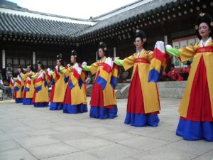 korea, dance, temple