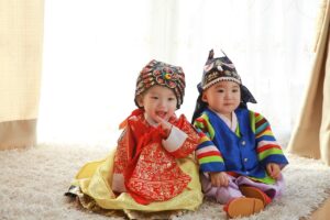 traditional, clothing, baby